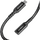 AXAGON Cablu de date BUCM32-CF05AB, USB-C la USB-C 3.2 Gen 2, prelungitor, 0.5m, 240W, matisat, conector aluminiu, Negru