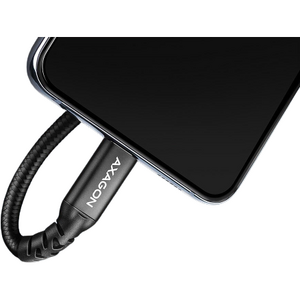 AXAGON Cablu de date BUCM32-CF05AB, USB-C la USB-C 3.2 Gen 2, prelungitor, 0.5m, 240W, matisat, conector aluminiu, Negru