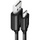 AXAGON Cablu de date BUCM-AM20TB, USB-C la USB-A, flexibil, 1m,  3A, USB 2.0, QC 3.0 60W, matisat, conector aluminiu, PVC, Negru