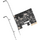 AXAGON Controller PCI-Express Gigabit PCES-SJ2, 2x SATA 6G port, Chipset Jmicron JMB582