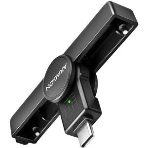 AXAGON CRE-SMPC, USB-C, Smart Card PocketReader