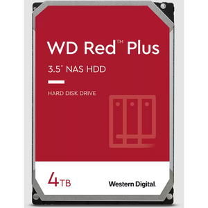 Western Digital Red Plus 4TB, 5400 RPM, SATA III, 256MB cache