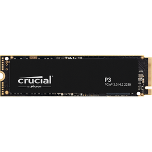 SSD CRUCIAL P3, 2TB, PCIe Gen 3.0, NVMe, M.2 2280
