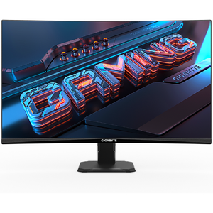 Monitor GIGABYTE GS27FC Gaming, 27 inch, VA, Full HD, 1920 x 1080, DisplayPort, HDMI, Curbat, AMD FreeSync, 180Hz, 1 ms, Negru