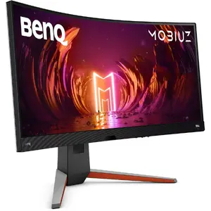 Monitor BenQ Gaming MOBIUZ EX3410R, 34", VA, HDR10, WQHD, 144Hz, HDMI, DisplayPort, 2ms, Curbat, AMD Free-Sync, Boxe, Gri