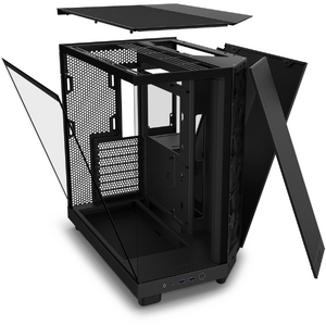 Carcasa NZXT H6 Flow, Compact Dual-chamber, MiddleTower, Negru