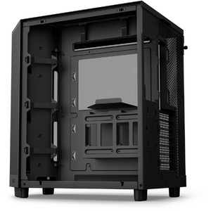 Carcasa NZXT H6 Flow, Compact Dual-chamber, MiddleTower, Negru