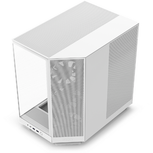 Carcasa NZXT H6 Flow, Compact Dual-chamber, MiddleTower, Alb