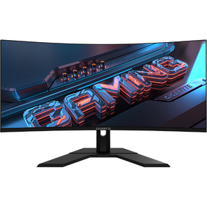 Monitor GIGABYTE GS34WQC Gaming, 34 inch, VA, curbat 1500R, WQHD, 3440 x 1440, DisplayPort, HDMI, 135Hz, 1 ms, Negru