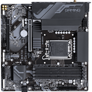 Placa de baza GIGABYTE B760M GAMING X AX, LGA1700, DDR5, Wi-Fi, BT, mATX