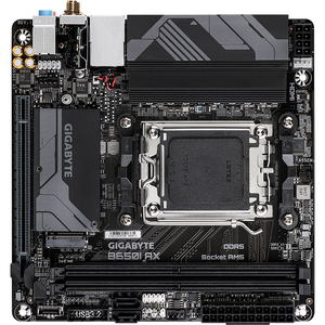Placa de baza GIGABYTE B650I AX, Socket AM5, DDR5, BT, Wi-Fi, Mini-ITX