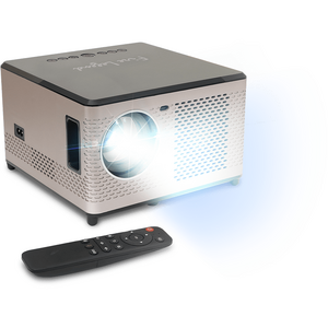 Acer AOPEN QF15a, 1080p, 500 lm, Smart PJ, HDMI, Bluetooth, Boxe 10W, Negru/Bej