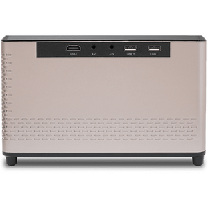 Acer AOPEN QF15a, 1080p, 500 lm, Smart PJ, HDMI, Bluetooth, Boxe 10W, Negru/Bej