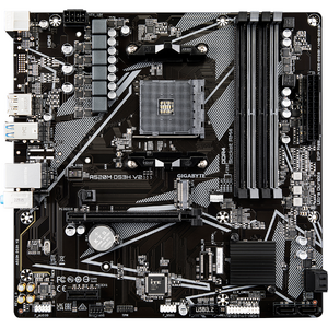 Placa de baza GIGABYTE A520M DS3H V2, Socket AM4, DDR4, PCI-E 3.0, mATX