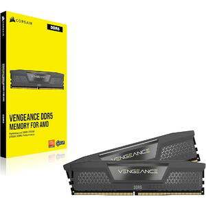 Corsair Memorie DDR5, 32GB, KIT 2x16GB, 5600MT/s, C40, 1.25V, XMP&EXPO, Gri, VENGEANCE