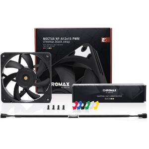 Ventilator Noctua NF-A12x15 PWM Chromax Black Swap