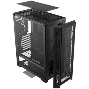 Carcasa RAIJINTEK ARCADIA III, ATX, Mesh frontal, Panou lateral sticla securizata, Negru