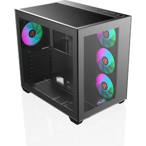 Carcasa RAIJINTEK PAEAN C7, ATX, Sticla Temperata, Negru