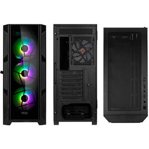 Carcasa RAIJINTEK PONOS ULTRA TG4, ATX, Sticla Temperata, Negru
