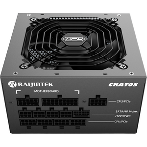 Sursa RAIJINTEK CRATOS 1200 Black, ATX, 80 PLUS GOLD, 1200W, PCIe 5.0, Full Modulara