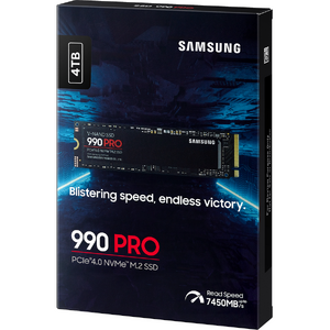 SSD Samsung 990 PRO, 4TB, PCIe Gen4 x4, M.2