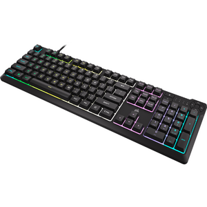 Corsair K55 CORE RGB, 1.82m, 10 zone RGB, Negru