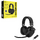 Corsair Casti Gaming, HS65 Wireless, autonomie 24 h, Bluetooth, Dolby Audio 7.1, Carbon, Negru
