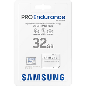 Samsung PRO ENDURANCE, microSD, 32GB, UHS-I, clasa 10, adaptor