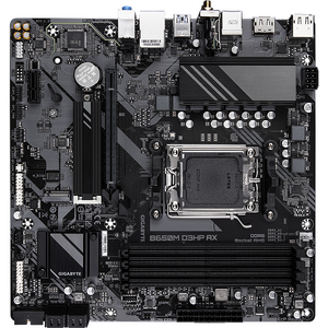 Placa de baza GIGABYTE B650M D3HP AX, DDR5, AM5, Wi-fi, BT, mATX