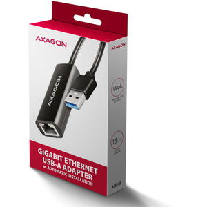 AXAGON Adaptor retea ADE-AR, USB-A, RJ-45