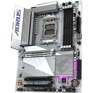 Placa de baza GIGABYTE B650E AORUS ELITE X AX ICE, AM5, DDR5, Wi-Fi, BT, ATX, Alb