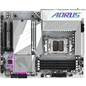 Placa de baza GIGABYTE B650E AORUS ELITE X AX ICE, AM5, DDR5, Wi-Fi, BT, ATX, Alb