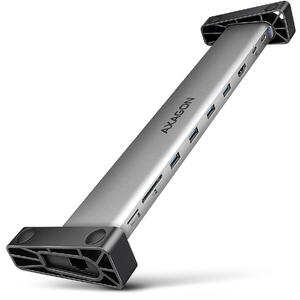 Hub AXAGON Hub USB HMC-10HLS, 	USB 3.2 Gen 1, 4x USB-A, RJ-45, HDMI, SD/ microSD