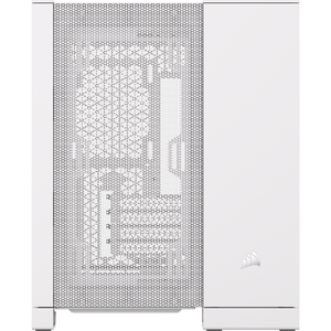 Carcasa Corsair 2500D AIRFLOW, Tempered Glass, Micro-ATX, Alb