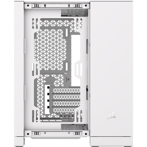 Carcasa Corsair 2500D AIRFLOW, Tempered Glass, Micro-ATX, Alb