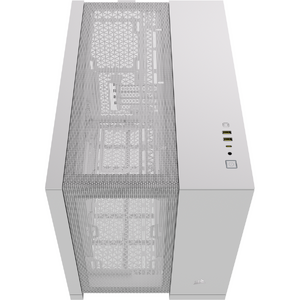 Carcasa Corsair 2500D AIRFLOW, Tempered Glass, Micro-ATX, Alb