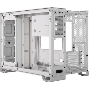 Carcasa Corsair 2500D AIRFLOW, Tempered Glass, Micro-ATX, Alb