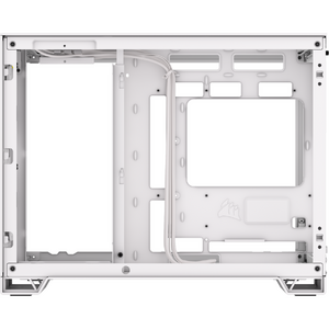 Carcasa Corsair 2500D AIRFLOW, Tempered Glass, Micro-ATX, Alb
