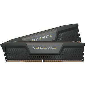 Corsair Memorie DDR5, 64GB, KIT 2x32GB, 6000MT/s, C38, XMP, Negru, VENGEANCE