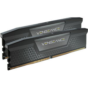 Corsair Memorie DDR5, 64GB, KIT 2x32GB, 6000MT/s, C38, XMP, Negru, VENGEANCE