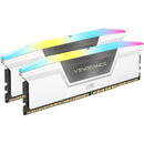 Memorie DDR5, 64GB, KIT 2x32GB, 6400MT/s, XMP, Alb, RGB, VENGEANCE