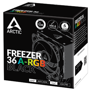 Cooler ARCTIC Freezer 36 A-RGB Black, 120mm, Intel/ AMD, Negru