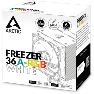 Cooler ARCTIC Freezer 36 A-RGB White, 120mm, Intel/ AMD, Alb