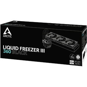 Cooler ARCTIC Liquid Freezer III 360, Racire cu lichid, AIO 360mm, Intel/ AMD, Negru