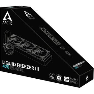 Cooler ARCTIC Liquid Freezer III 420, Racire cu lichid, AIO 420mm, Intel/ AMD, Negru