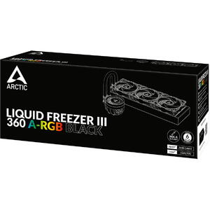 Cooler ARCTIC Liquid Freezer III 360 A-RGB, Racire cu lichid, AIO 360mm, Intel/ AMD, Negru