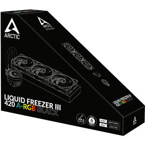 Cooler ARCTIC Liquid Freezer III 420 A-RGB, Racire cu lichid, AIO 420mm, Intel/ AMD, Negru