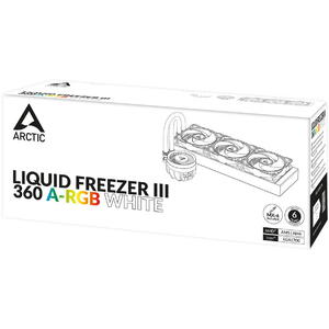 Cooler ARCTIC Liquid Freezer III 420 A-RGB, Racire cu lichid, AIO 420mm, Intel/ AMD, Alb