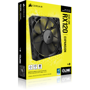 Ventilator Corsair iCUE LINK RX120, 120mm PWM, Negru