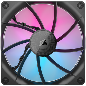 Ventilator Corsair iCUE LINK RX140 RGB, 140mm PWM, Twin Pack, Negru